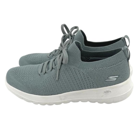 Skechers | Women's Stretch Knit Shoes | Light Grey | Various Sizes - Picture 3 of 5
